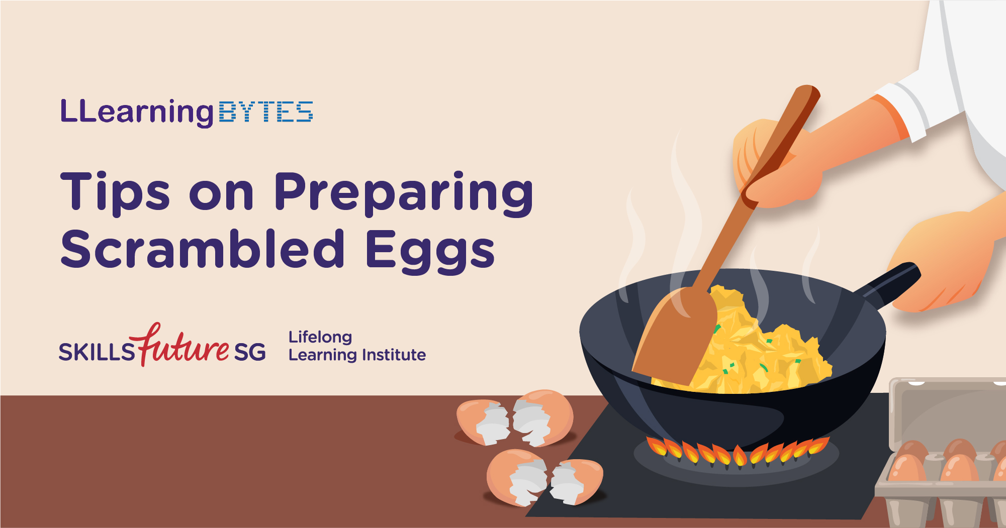 Tips on preparing scrambled egg